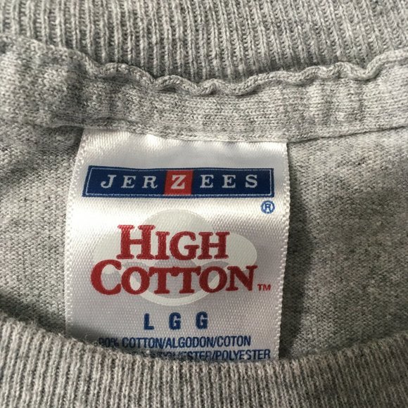 #92 Jerzees USS Missouri BB-63 Pearl Harbor Hawaii T-Shirt Men L Round Neck Gray - Picture 5 of 7